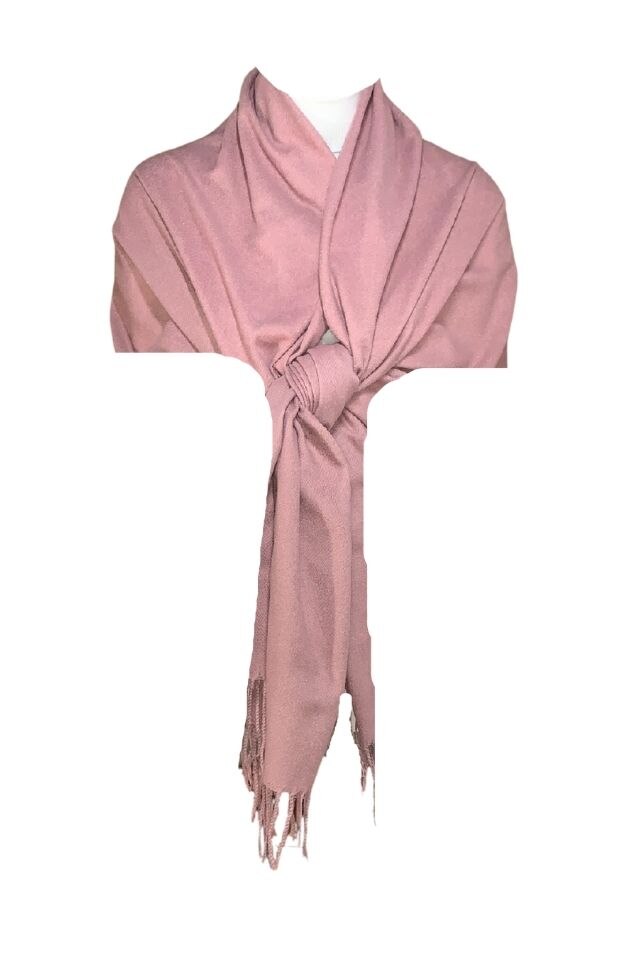 Fular casmir dama uni, Dacali, mov deschis ,180 x 70 cm - eMAG.ro