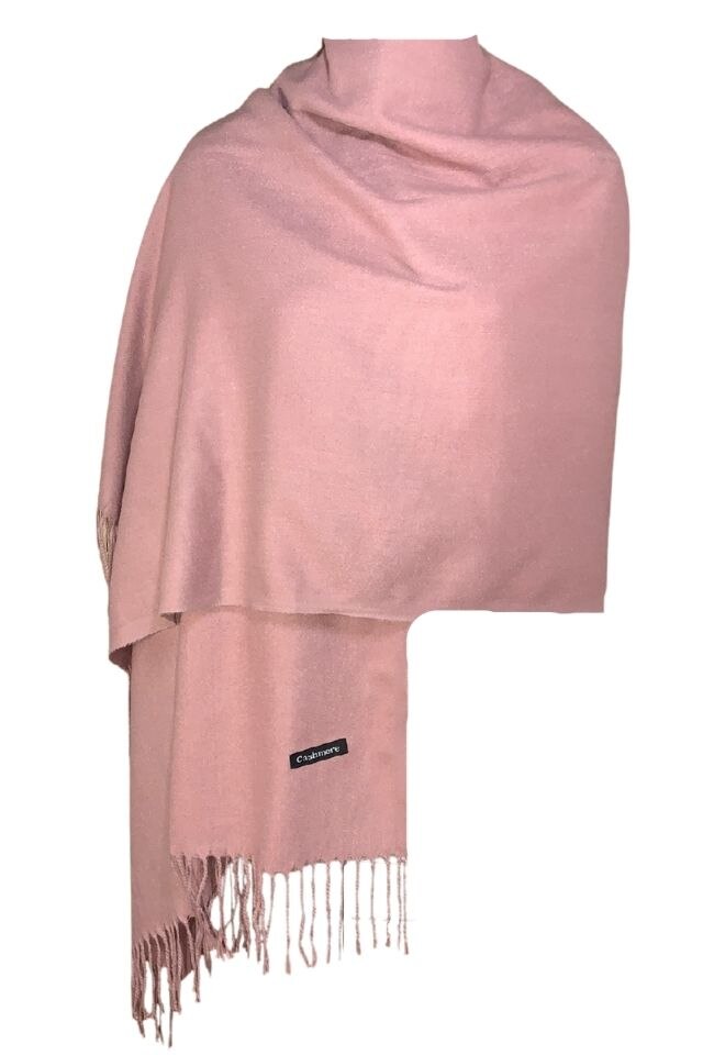 Fular casmir dama uni, Dacali, mov deschis ,180 x 70 cm - eMAG.ro