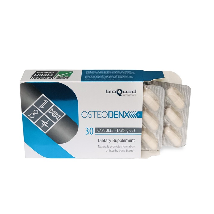 Supliment alimentar OsteoDenx, 30 capsule, BioQuad, formula Dr. Naidu pentru sanatatea oaselor si articulatiilor