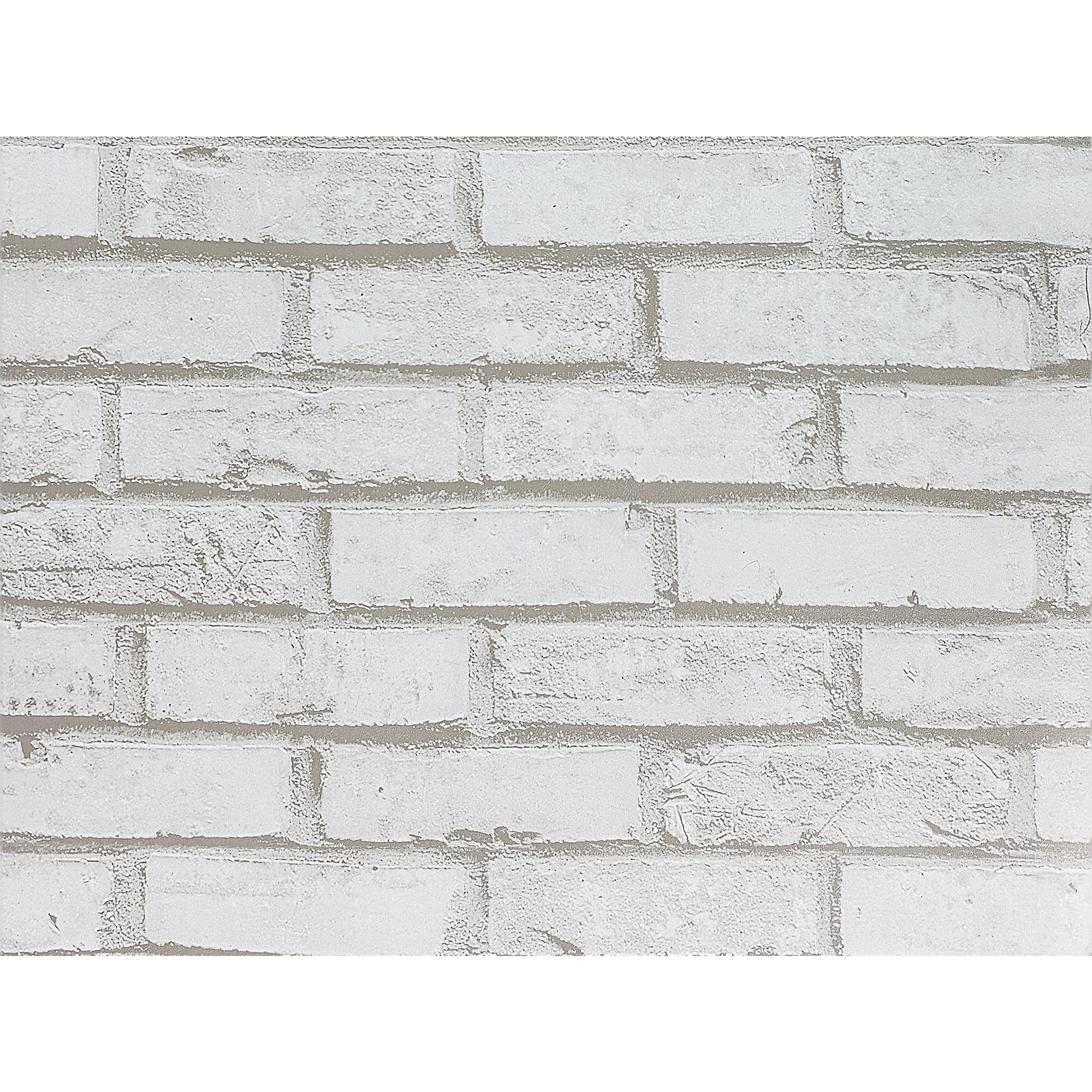 Sticker pentru garderoba caramida alba, DecoMeister®, 45 x 25 cm, Y001 ...