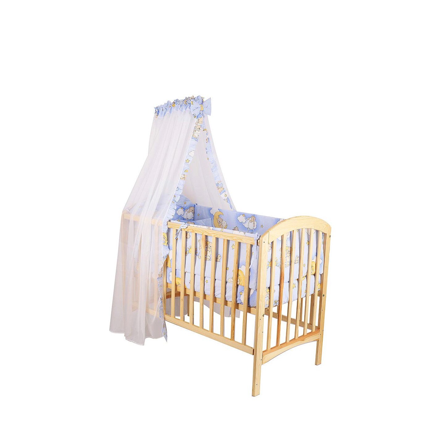 Baldachin patut, ursuletul somnoros, albastru, 300x160 cm