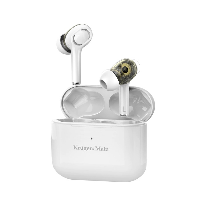 Casti wireless in ear Kruger&Matz M4 PRO, Bluetooth 5.0