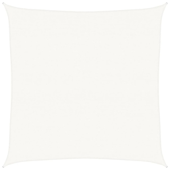 Panza parasolar vidaXL, alb, 7 x 7 m, HDPE, 160 g/m², 7.7 kg
