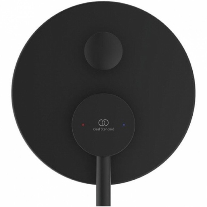 Baterie, Ideal Standard, Pentru cada/dus, Montare perete, Negru