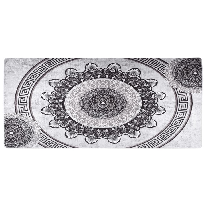Килим vidaXL, миещ се, 80 x 300 см, пъстър, противоплъзгащ, 2 kg