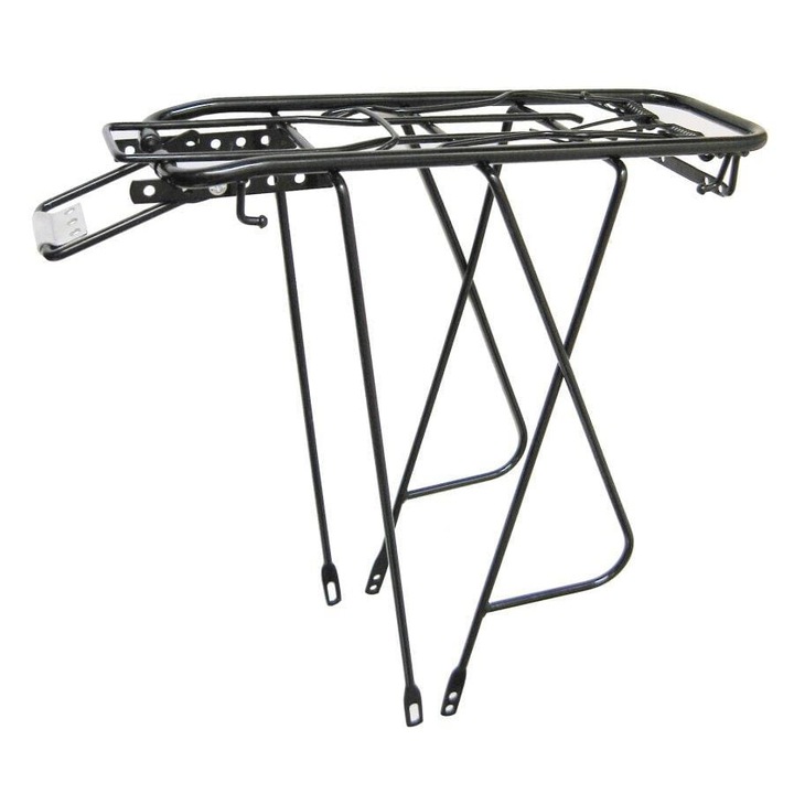 Portbagaj bicicleta Saks Rack pentru roti de 26-28", Otel, Negru
