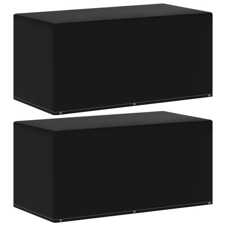 vidaXL 2 db kertibútor-takaró 6 fűzőlyukkal 160 x 80 x 75 cm 0.46 kg 3082851