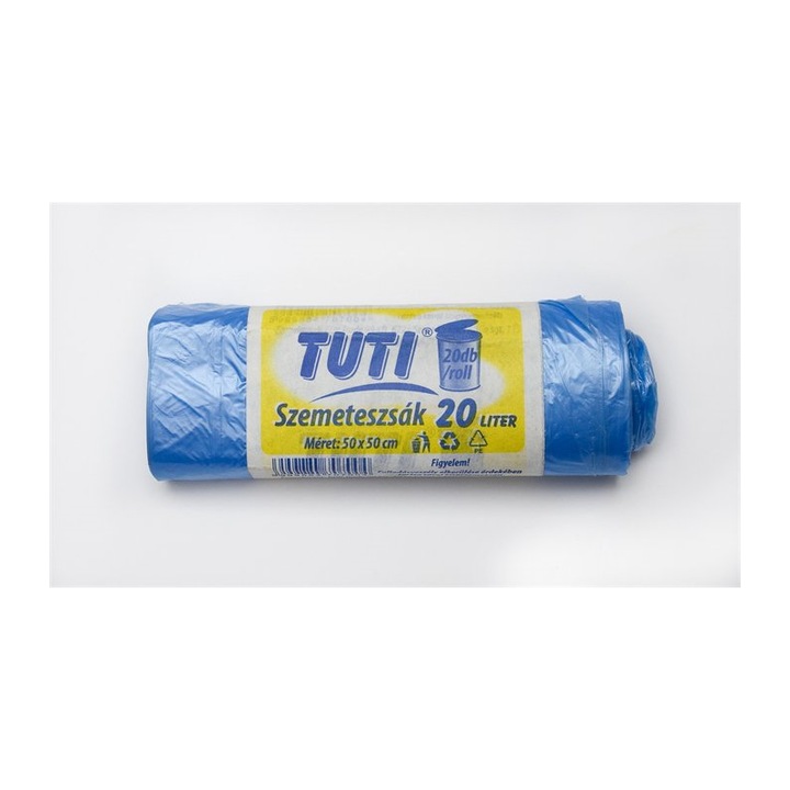 Szemeteszsák, 20 l, 20 db, Tuti
