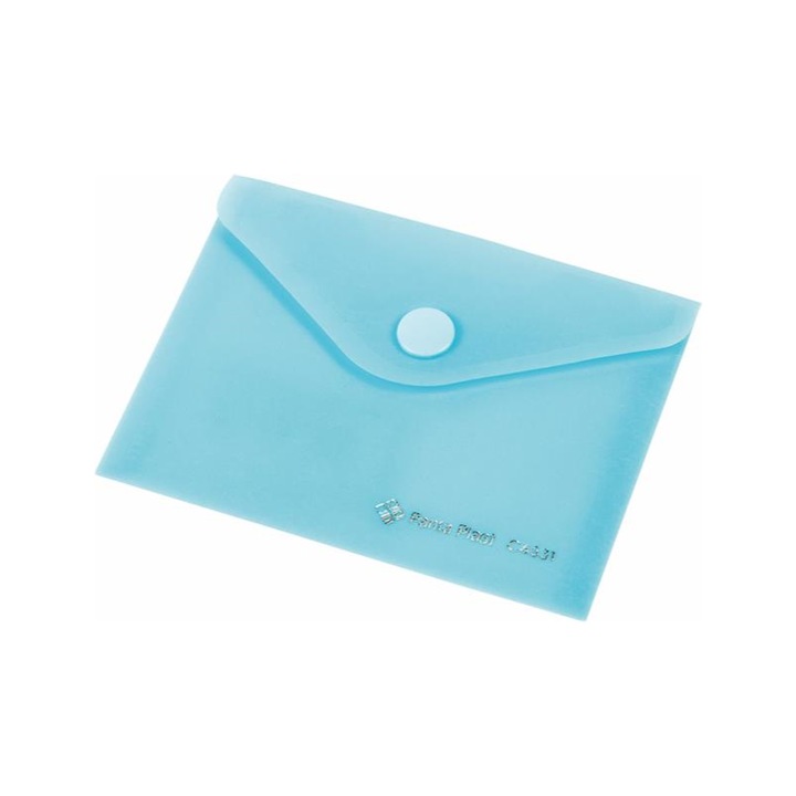 Mapa pentru documente, PANTA PLAST, Polipropilena, A7, 160 microni, Albastru pastel