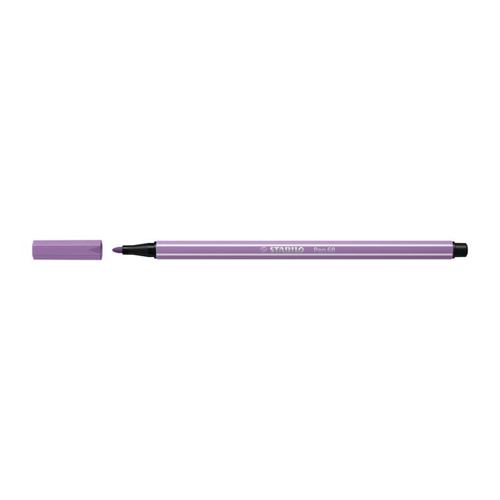 Filctoll, 1 mm, STABILO "Pen 68", szürkéslila
