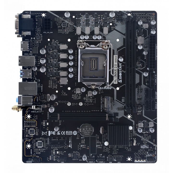 Дънна платка BIOSTAR H510MX/E 2.0, mATX, socket 1200