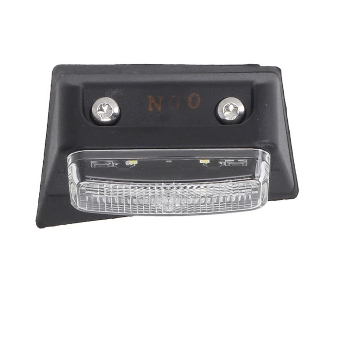 Helyzetjelző/méretjelző fehér színű téglalap alakú jobb első lámpa LED-es 24V fekete tartóval Volvo