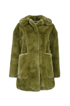 Topshop - Дамско елегантно палто, Каки