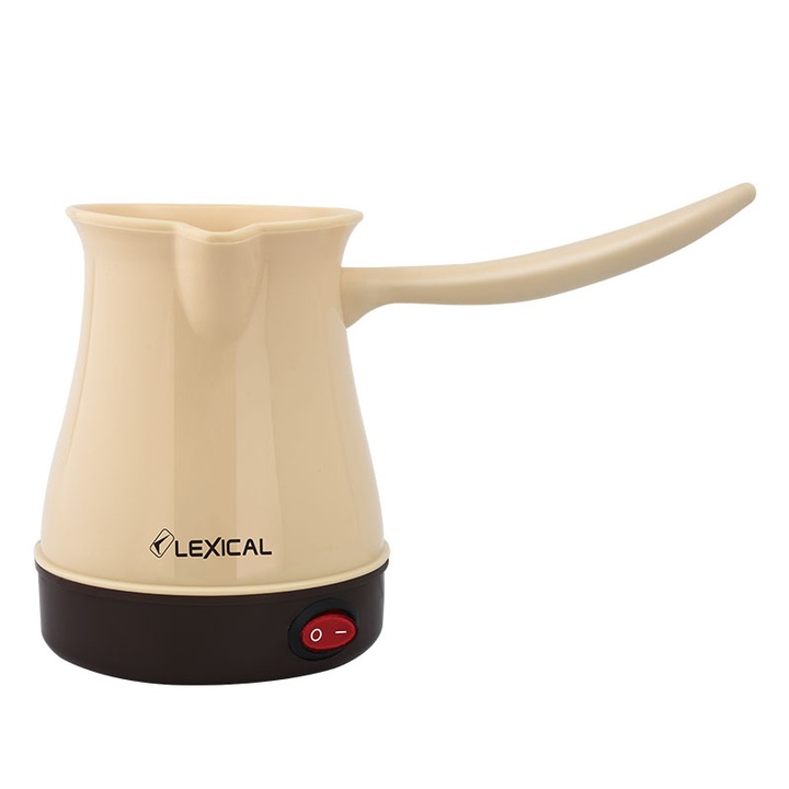 Електрическа машина за турско кафе и чай Lexical, 300мл, 500W, Бежов