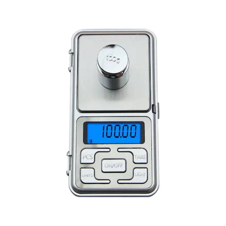 Мини електронна джобна везна за бижута с LCD дисплей, капацитет до 200g JUPITER BRANDS®