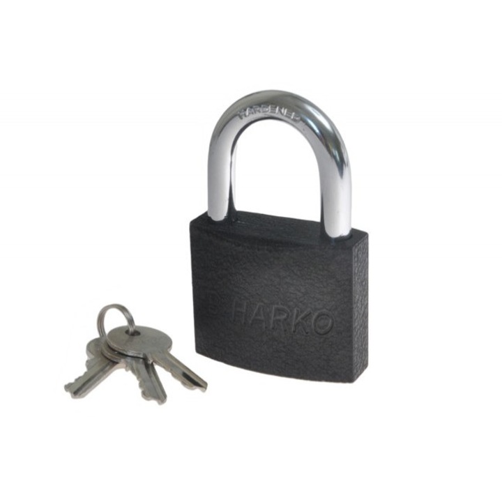 Катинар B-Harko, 60мм, 3 ключа, Чугунен, Черен