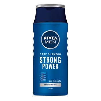 Sampon Nivea Men Strong Power pentru toate tipurile de par, 250 ml Sampon Nivea Men Strong Power pentru toate tipurile de par, 250 ml