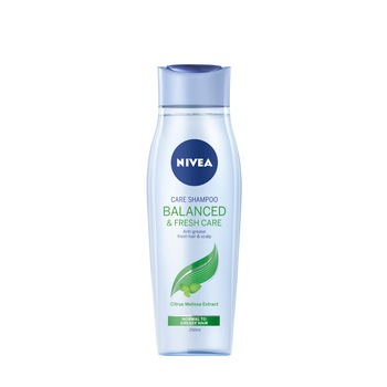 Sampon Nivea Balanced & Fresh Care pentru par normal spre gras, 250 ml Sampon Nivea Balanced & Fresh Care pentru par normal spre gras, 250 ml