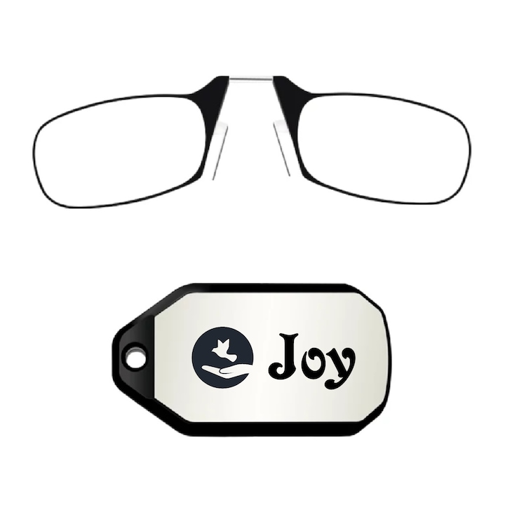 Olvasószemüveg, látó, olvasó, szár nélkül Lucky Joy® kulcstartó tokkal, dioptria +1,50