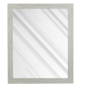 Oglinda de perete clasica, lemn gri, 50x40cm