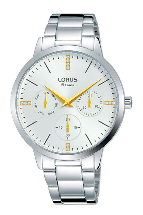 Lorus, Мултифункционален часовник с кристали, Сребрист