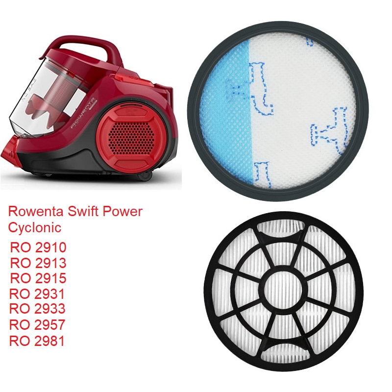 For Rowenta Swift Power Cyclonic RO2932 RO2933 RO2957 RO2981 RO2910 RO2913  RO2915 Hepa Filter Replacement Part No.ZR904301