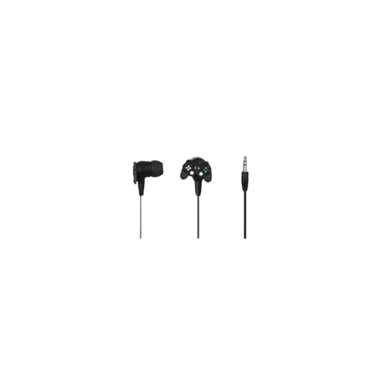BIBILEL JMB-BBL3806 In-ear fejhallgató, kontroller formájú, 3,5 mm-es jack dugóval, 1,2 m, 10 mm átmérő, univerzális, Fekete