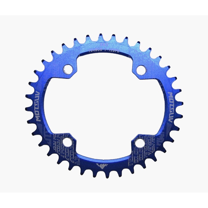 Foaie angrenaj ovala, Motsuv, Narrow-Wide, albastru, 36 dinti