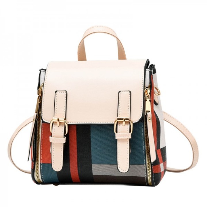 Geanta dama, Dalia GT1091, Crem-Multicolor