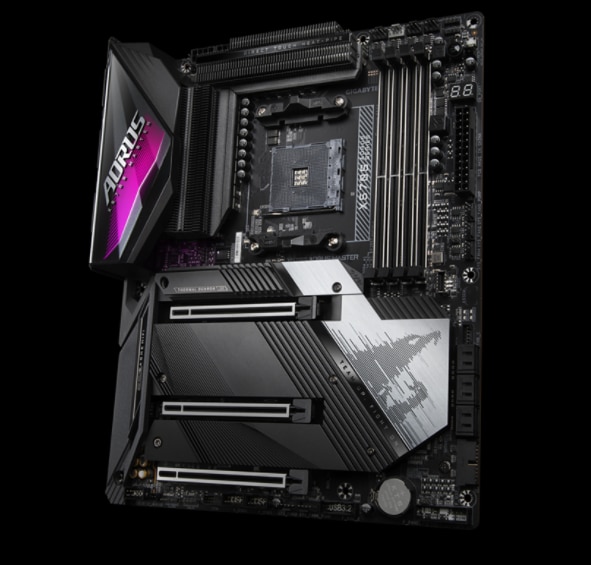 Placa de baza Gigabyte X570S AORUS MASTER, Socket AM4 - eMAG.ro