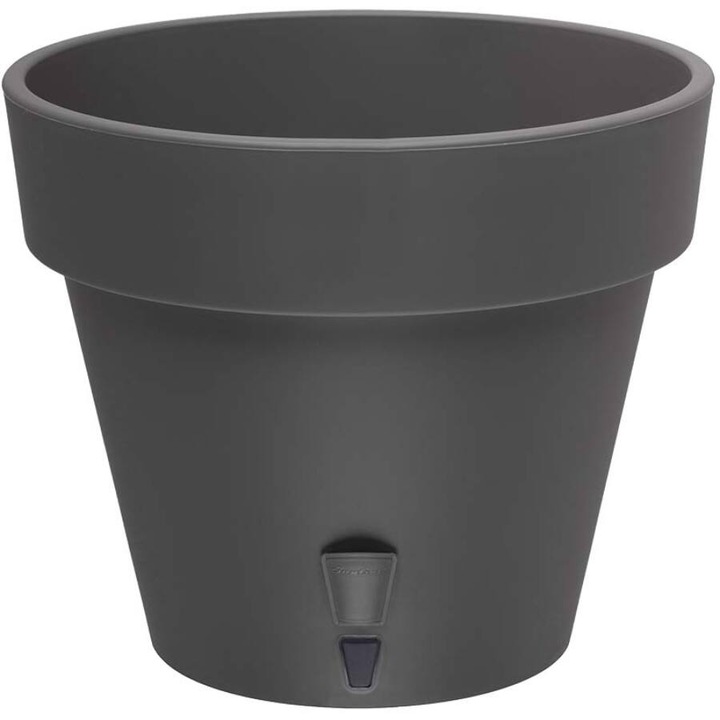 Kaspó Latina antracit 28 cm