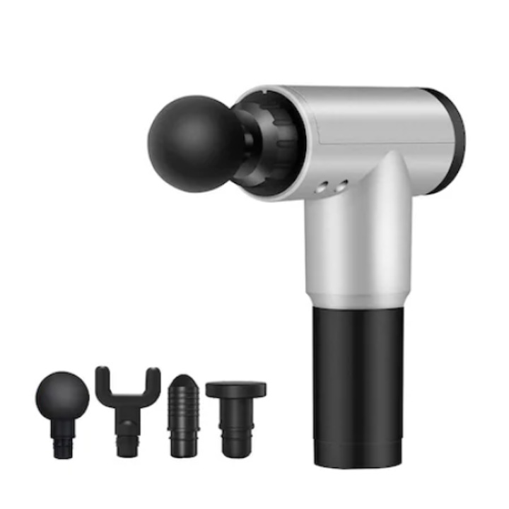JUPITER BRANDS Fascial Gun Professzionális anticellulit masszázskészülék, 4 Fej