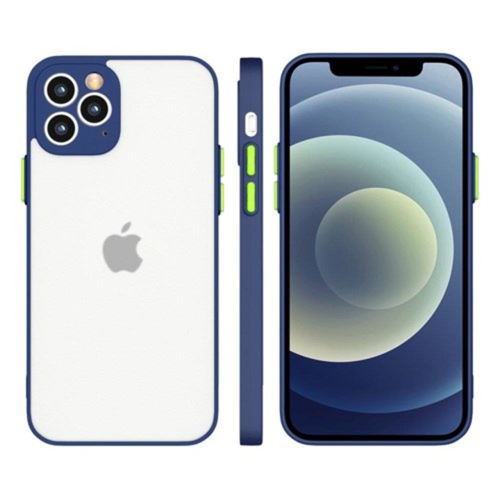 Калъф fixGuard Milky Case за iPhone 12 Pro Max, Navy Blue