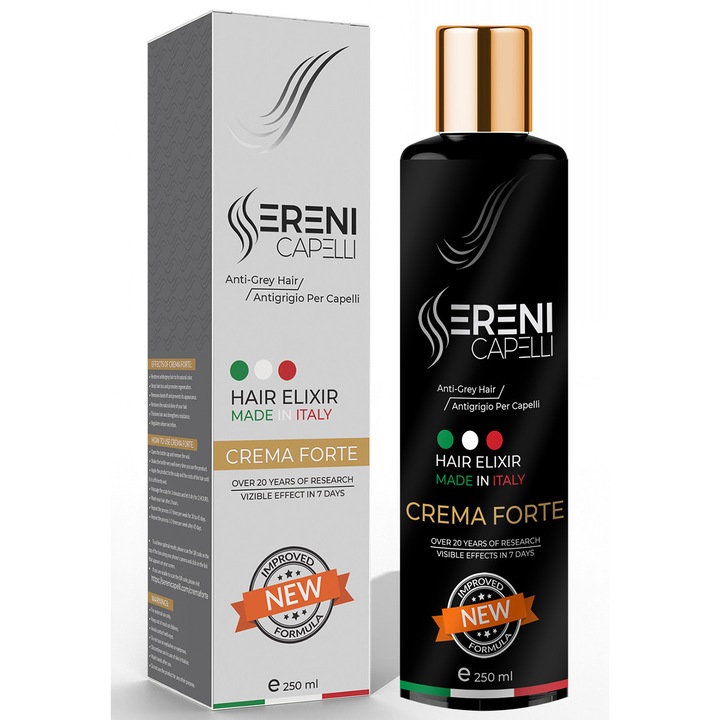 Crema Forte Impotriva Parului Alb, Anticadere si AntiMatreata, Sereni Capelli, 250 ml