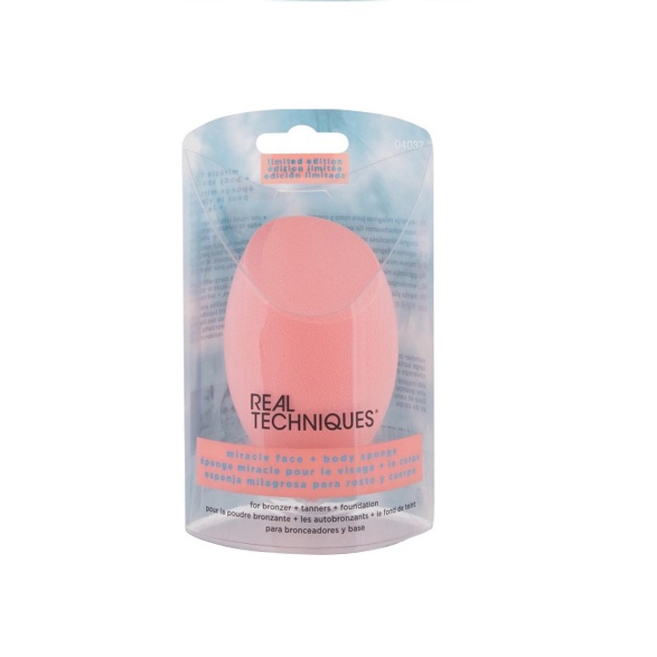 Real Techniques Summer Miracle arc- és testsminkszivacs (Limited Edition)