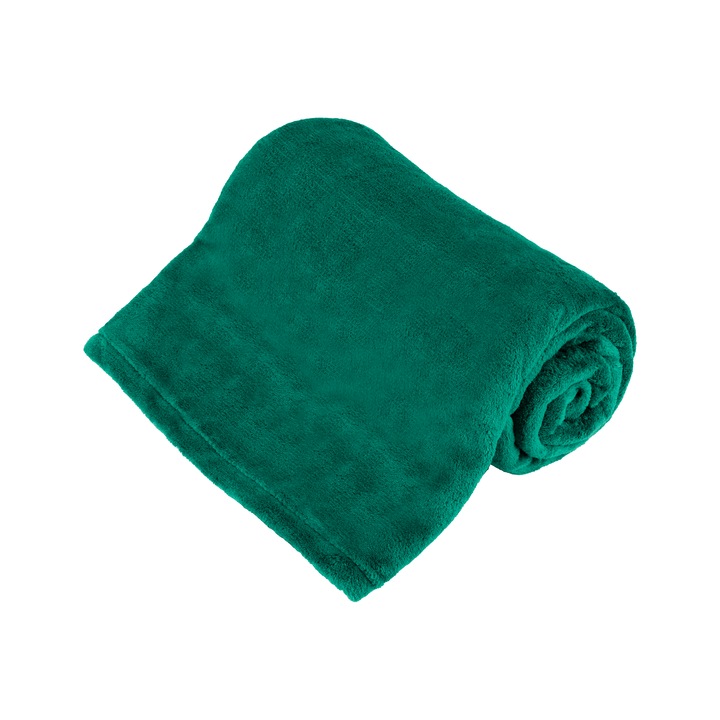 Одеяло Teesa, Поларено, 150x200 см, Зелено