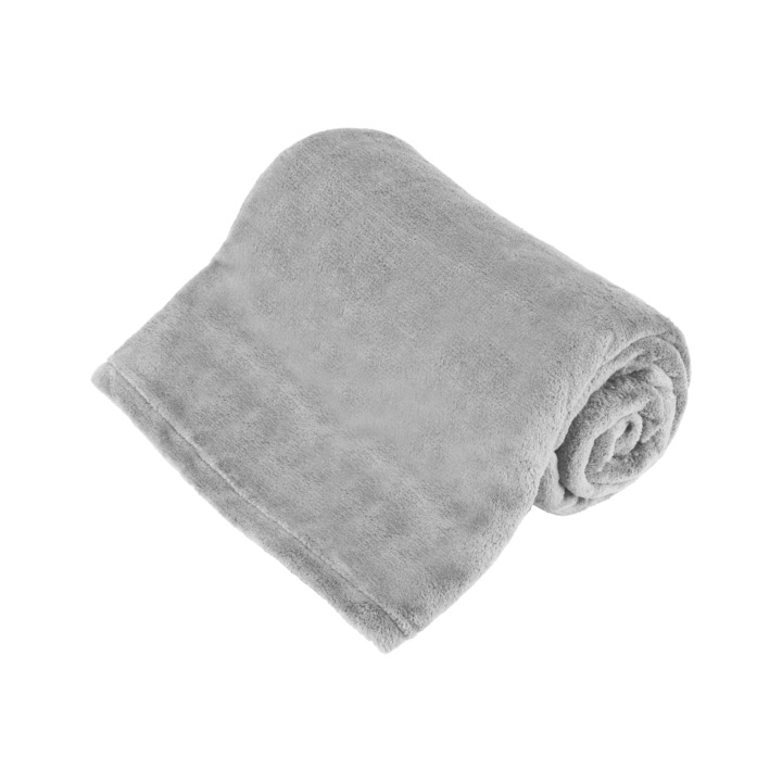 Поларено одеяло Teesa 150x200 см, сиво