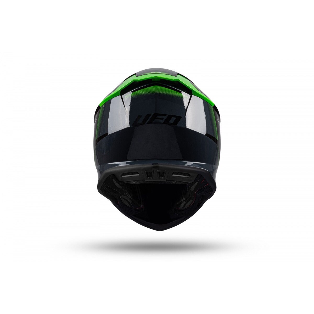 Casca cross/atv, Ufo Intrepid, culoare negru/verde neon, marimea