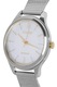 Citizen, Ceas cu bratara cu model plasa Eco-Drive, Argintiu