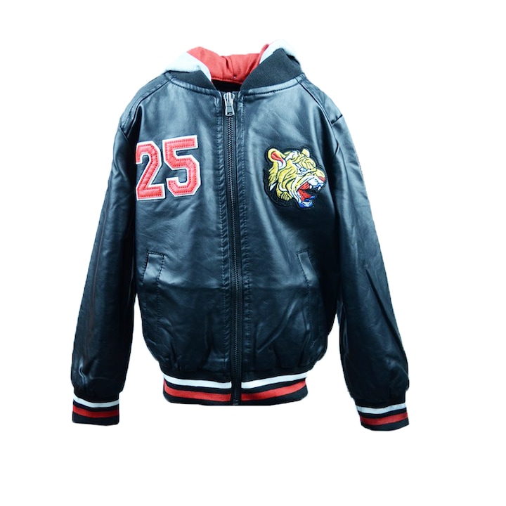 Яке за момче Happy House JF-18001-128-см, Черно 26816