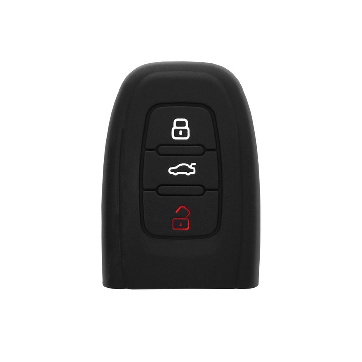 Husa pentru cheie Audi Quattro, Q5, Q7, Car Key Case, X1757, Black
