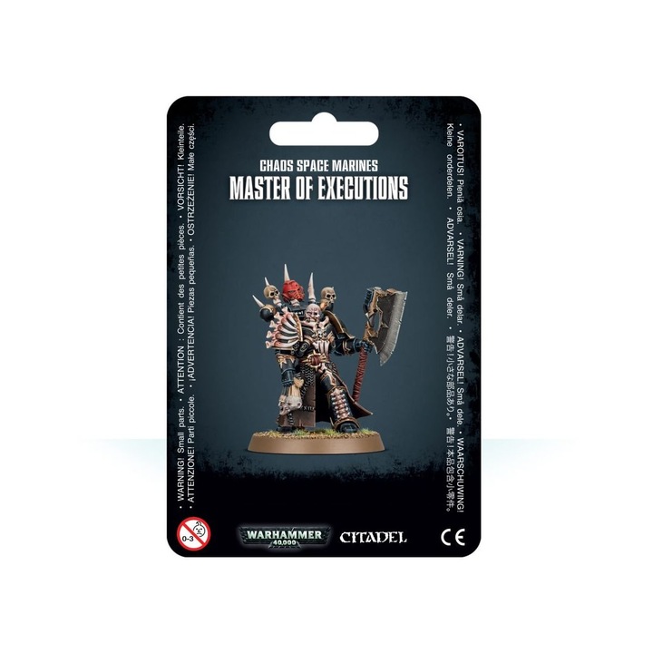 Miniatura Warhammer 40k, Games Workshop, Chaos Space Marines Master of Executions, 1 miniatura