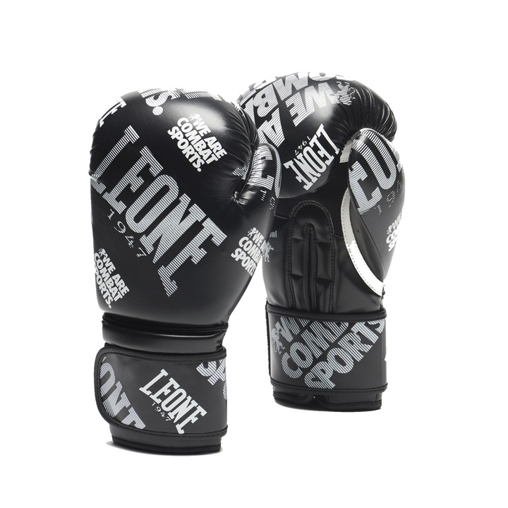 Manusi Box, LEONE, 12 OZ, negru