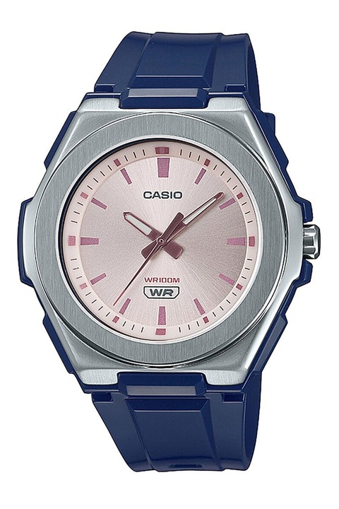 Casio, Кварцов часовник от инокс, Тъмносин/Сребрист