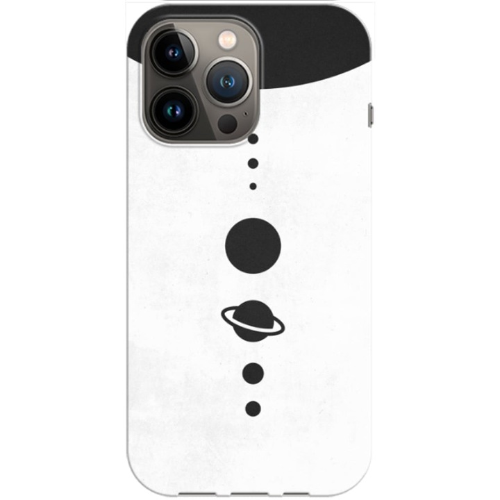 Husa compatibila cu Apple iPhone 12, iPhone 12 Pro model Aligned planets, Silicon, TPU, Viceversa
