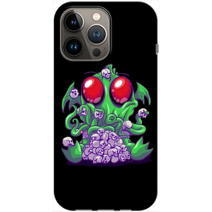 Husa compatibila cu Apple iPhone 12 Mini Baby Cthulu, Silicon, TPU, Viceversa