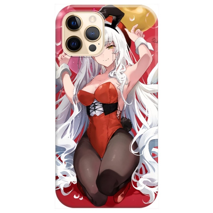 Husa compatibila cu Apple iPhone 12, iPhone 12 Pro model Bunny Outfit, Silicon, TPU, Viceversa