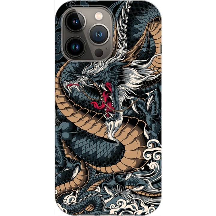 Husa compatibila cu Apple iPhone 12, iPhone 12 Pro model Dragon, Silicon, TPU, Viceversa