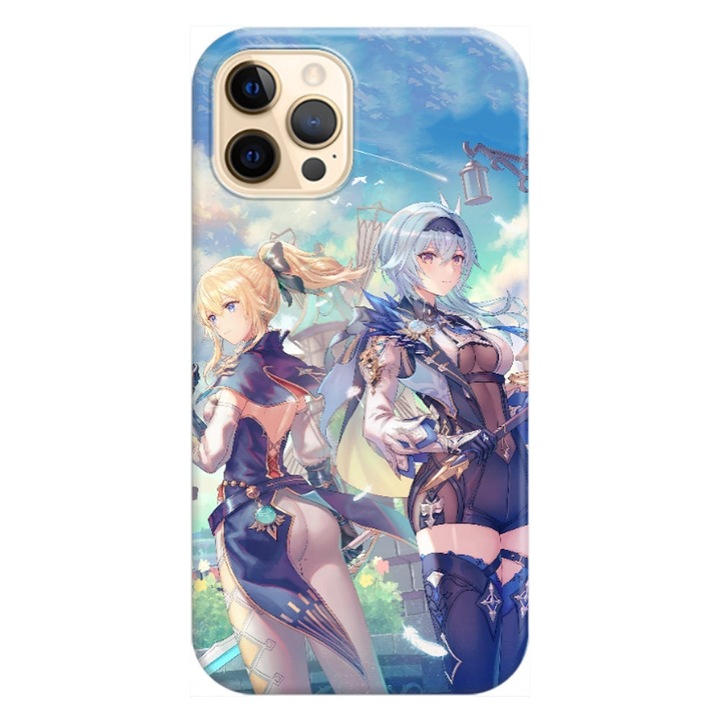 Husa compatibila cu Apple iPhone 12, iPhone 12 Pro model Genshin Impact, Silicon, TPU, Viceversa