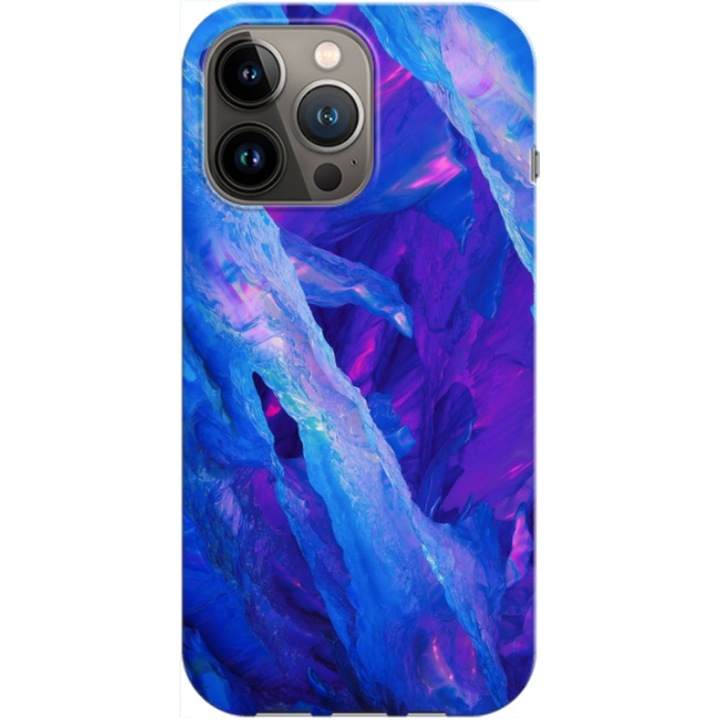 Husa compatibila cu Apple iPhone 12, iPhone 12 Pro model Ice Crystals, Silicon, TPU, Viceversa